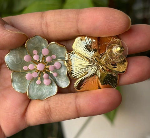 Venice flower earrings