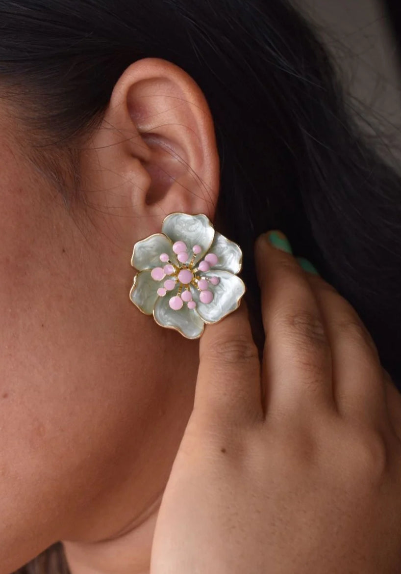 Venice flower earrings