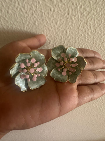 Venice flower earrings