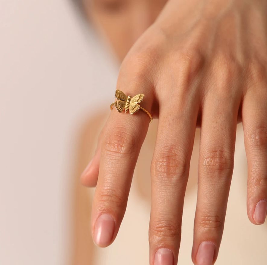 Cute Butterfly Ring