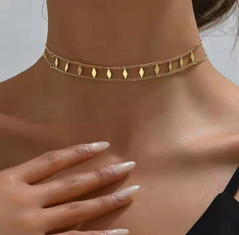 Geometric Decor Choker