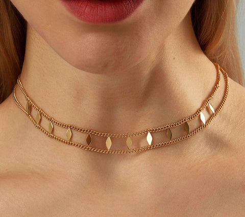 Geometric Decor Choker