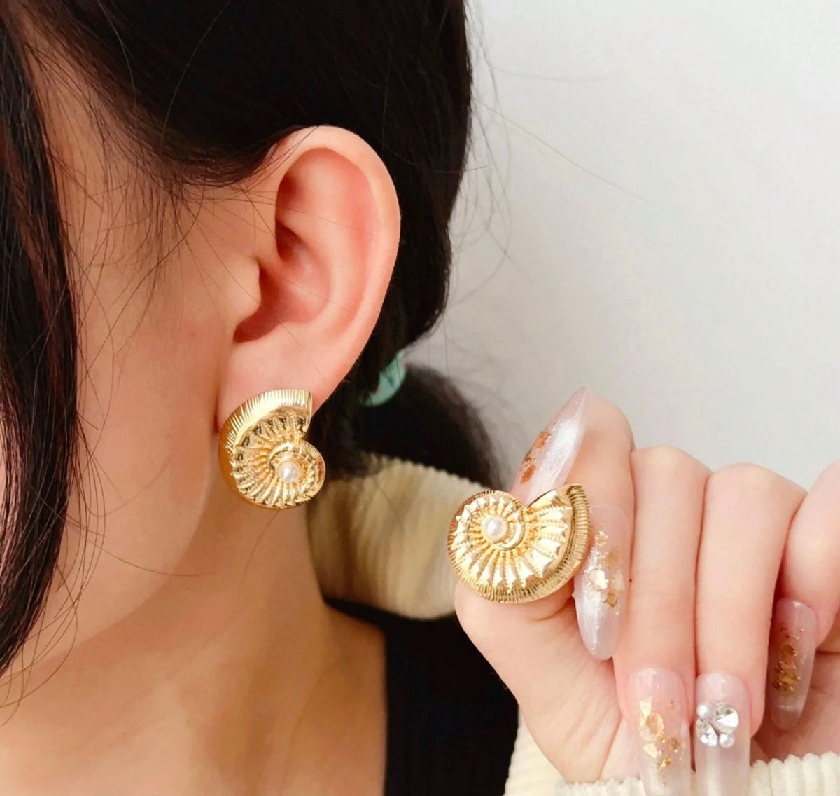 Snail Shell Earrings